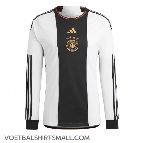Duitsland Voetbalkleding Thuisshirt WK 2022 Lange Mouwen